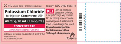 Vial Label (0409 6653 18 Vial Label)